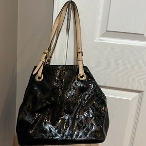 Michael Kors black patent bag